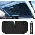 Windshield Sun Shade Umbrella for Car [Newest Vinyl Coating] Protect