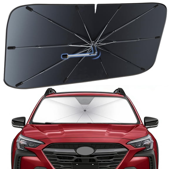 Windshield Sun Shade Umbrella for Subaru Outback 2020-2025 – Nano-Coated Heat-Reflective Front Window Shade, Umbrella Sunshade Cover Blocks Heat, Protects Interior, Vehicle-Specific Precision Fit