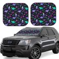 thumbnail image 1 of Windshield Sun Shade, cartoon bat halloween Foldable Car Sun Shade Windshield for Front, 2 Pieces, 1 of 7