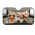 thumbnail image 1 of Windshield Sun Shade for Car SUV Truck 51x30 Inch, Animal Drive Car Sun Shade Windshield, Car Shades for Front Windows, Sunshade for Car Windshield, 1 of 6