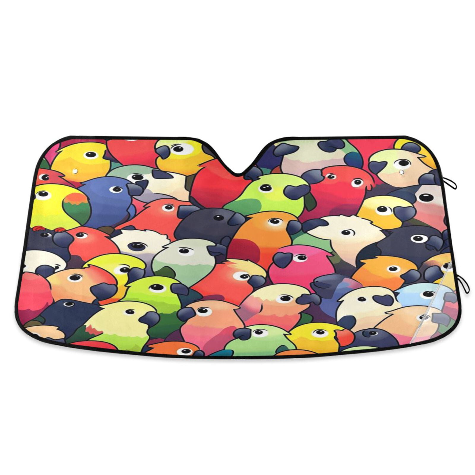 Windshield Sun Shade for Cars, 55"x27.6" Foldable Car Sun Shade with ...