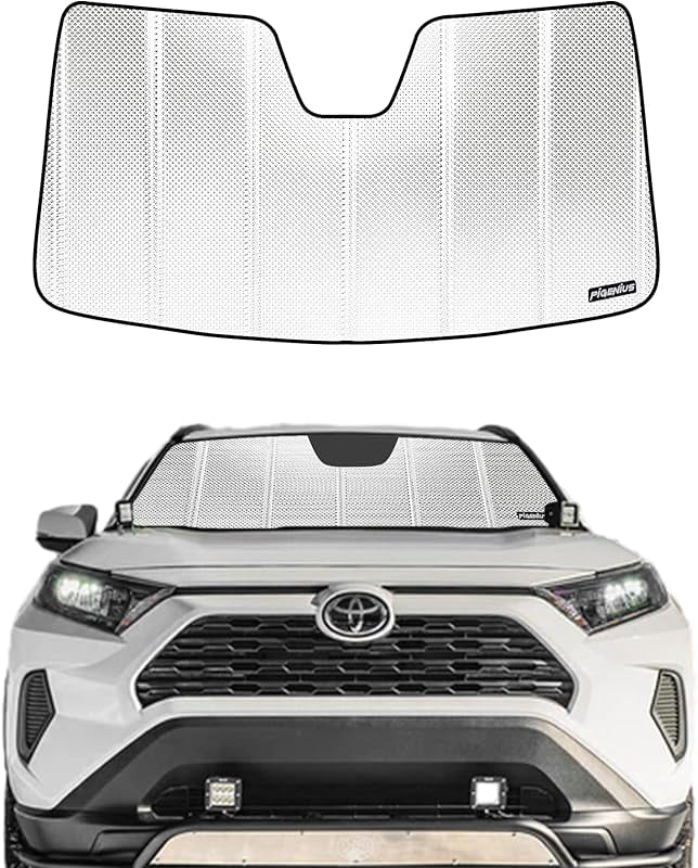 Windshield Sun Shade for Toyota RAV4 2019-2025; RAV4 Prime 2021-2024 ...