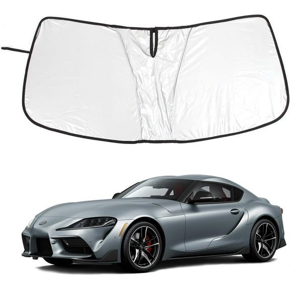 Windshield Sunshade Fit for Toyota Supra GR A90 A91 MK5 2019-2024, Front Window Sunshade