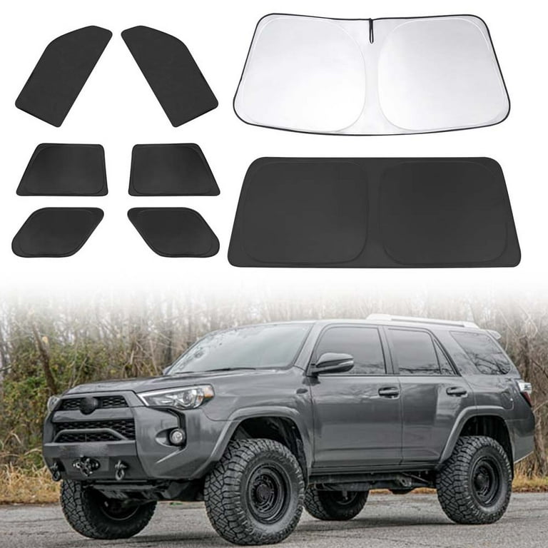 8PCS 4Runner Sun Shade For Toyota 4Runner 2010-2024 Full Privacy Side Rear Window