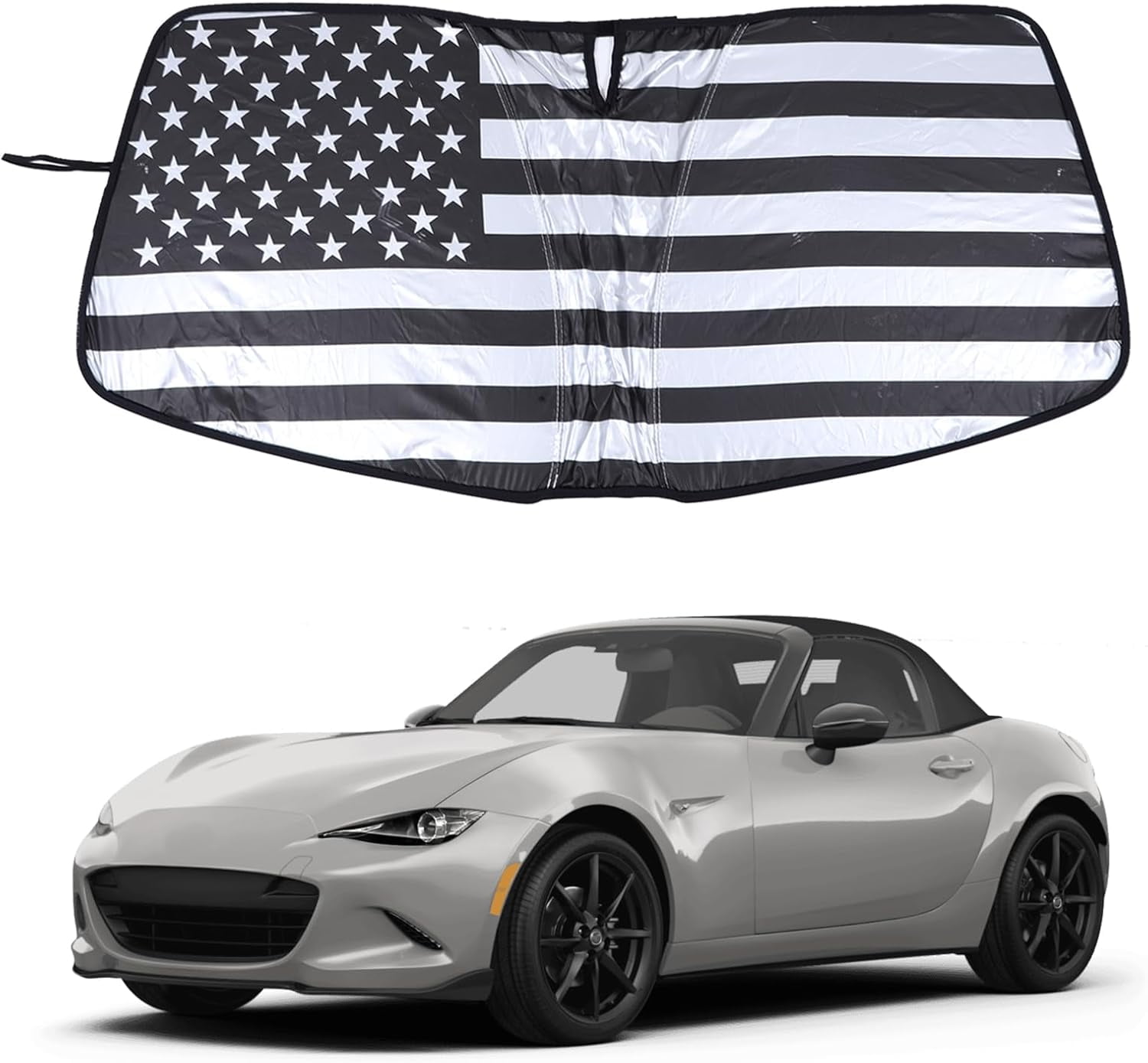 Windshield Sunshade for Mazda MX-5 Miata 2016-2024 Front Window Sun ...