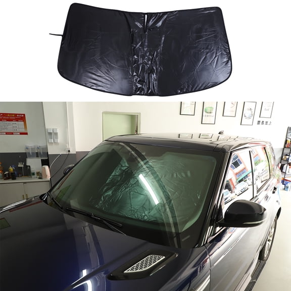 Windshield Sunshade for Range Rover Sport 2014-2022, Front Window Sun Shade, Foldable Reflective Sun Visor, Screen Shield Cover UV Blocker Protector HeatShield Keeps Your Vehicle Cool