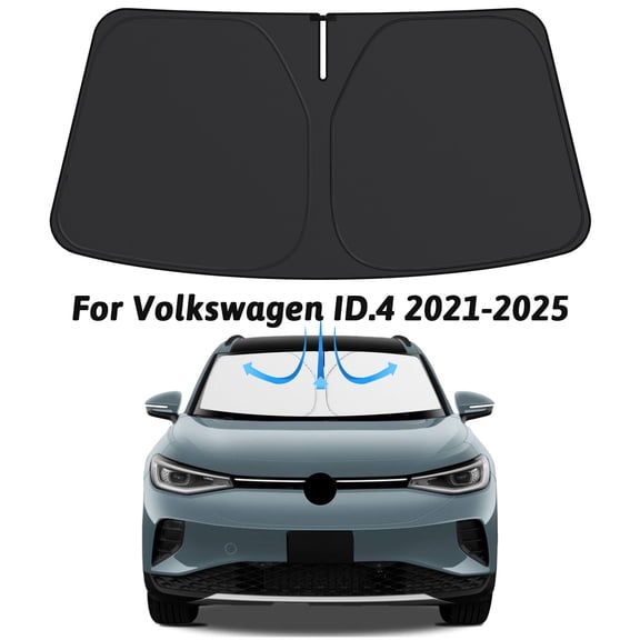 Windshield Sunshade for VOLKSWAGEN ID.4-2026 Upgrade Front Car Shades, Foldable Sun Shade Protector Fit 2021-2025 VOLKSWAGEN ID.4