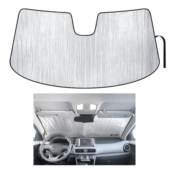 Windshield Sunshade for 2018-2021 Hyundai Kona SUV | Essential, Preferred, SE, SEL, Limited, Ultimate