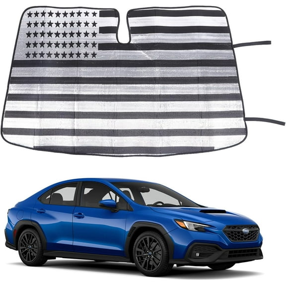 Windshield Sunshade for Subaru WRX 2015-2024, Front Window Sun Shade, Foldable Reflective Sun Visor