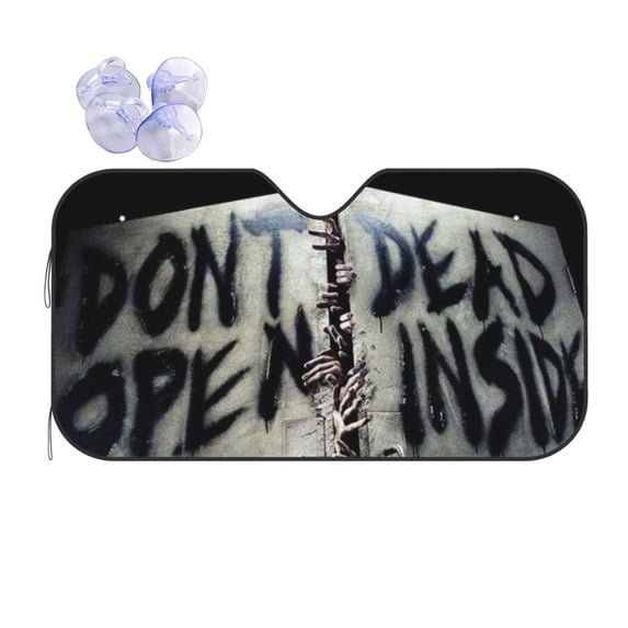 Windshield Sunshades Walking Dead Car Windshield Sun Shade Automotive Interior Sun Protection Uv Protection Sun Visors Shade Blocker Accessories