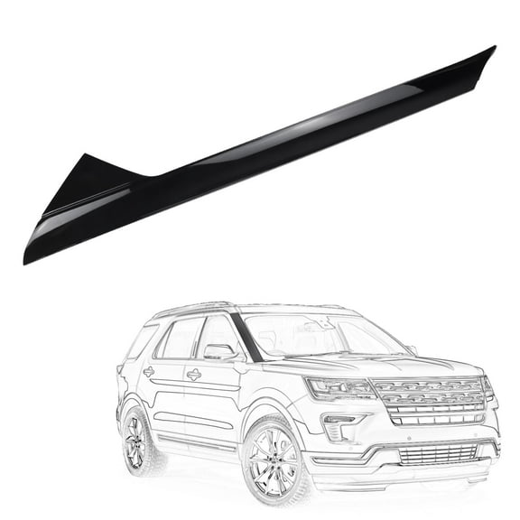 FEXON Outer Windshield Trim Molding Front Right Pillar for Ford Explorer 4 Door Utility 2011-2019,Replaces BB5Z-7803144-AA BB5Z-7803137-AB, 1 Pack