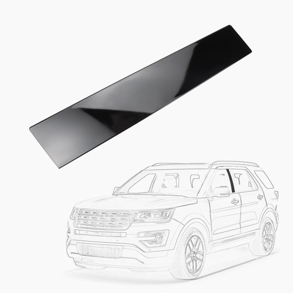 FEXON B-Pillar Trim Molding Front Left Driver Side Without Keypad Hole Compatible with Ford Explorer 2011-2019 Replaces BB5Z-7820555-BB