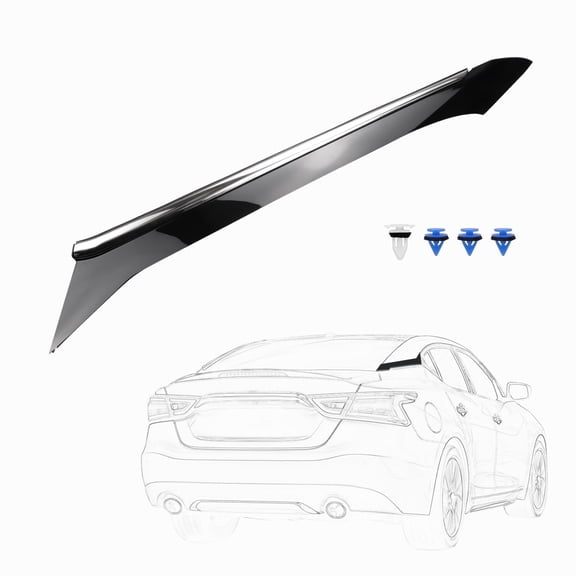 FEXON Rear Window C-Pillar Trim Molding Right Passenger Side Gloss Black Compatible with Nissan Maxima 2016-2021 Replaces 78872-9DJ1A