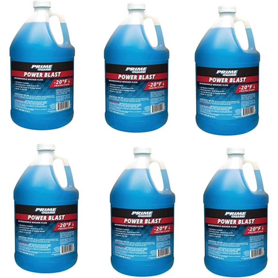 Prime Guard Windshield Washer Fluid, -Degree, 1-Gal. — Construction & DIY Use, Standard Hardware Spec