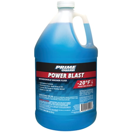 Prime Guard Windshield Washer Fluid, -Degree, 1-Gal. — Construction & DIY Use, Standard Hardware Spec