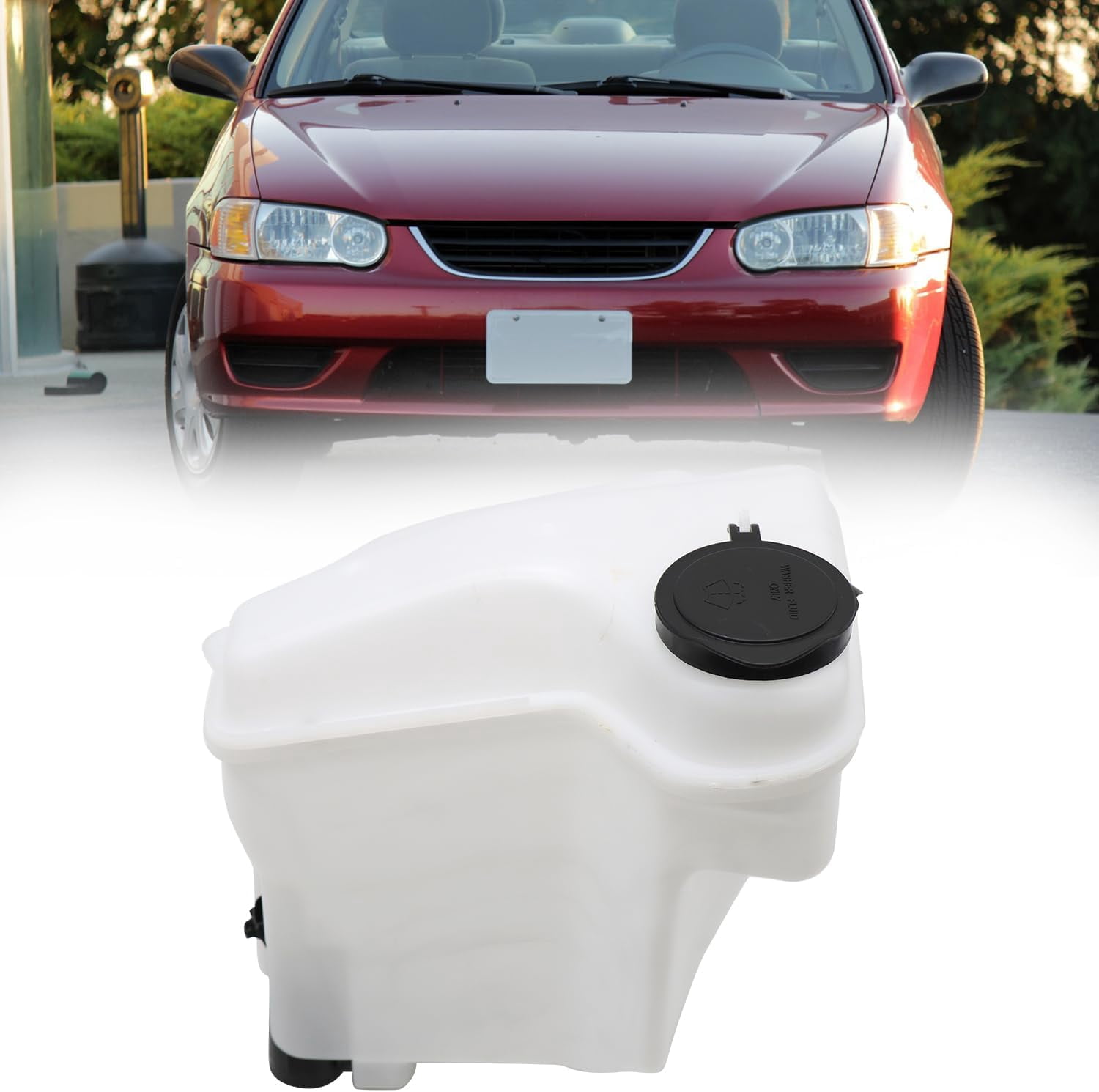Windshield Washer Reservoir Tank For 1998-2002 Toyota Corolla & Chevy Prizm - OEM Fit - View #12