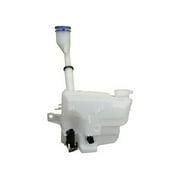Windshield Washer Fluid Reservoir Tank - with Pump, Sensor, and Filler Tube - Compatible with 2012 - 2018 Ford Focus 2013 2014 2015 2016 2017