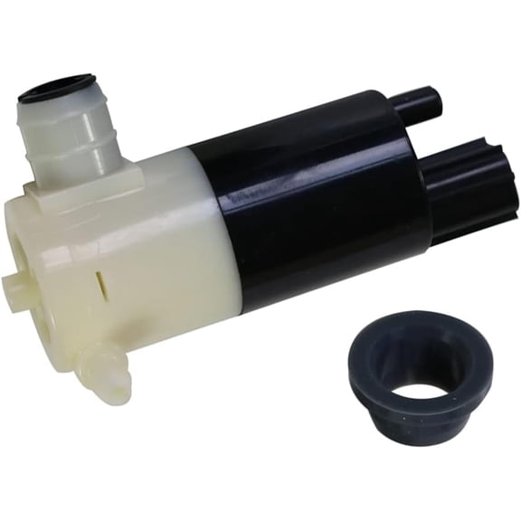 Windshield Washer Pump w/Grommet Replacement for Chrysler Dodge Ford Jeep Lincoln Replaces OEM 05103452AA, 05011807AB, 55077241AA, 05013160AA