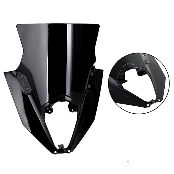Windshield Windscreen Protector for Kawasaki NINJA 650 ER6F 2020-2022 Black