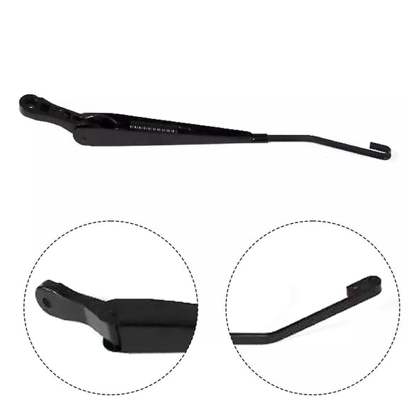 Windshield Wiper Arm For Jeep For WRANGLER JK 2007-2018, Replace OEM 68002389AA, ABS+Metal Black Side Wiper Assembly