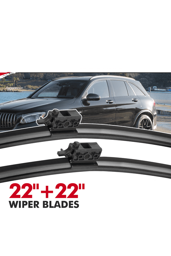 Windshield Wiper Blades 22"+22" Replacement for MBZ W205 C205 A205 C-Class CLC-CLASS C300 2015-2020