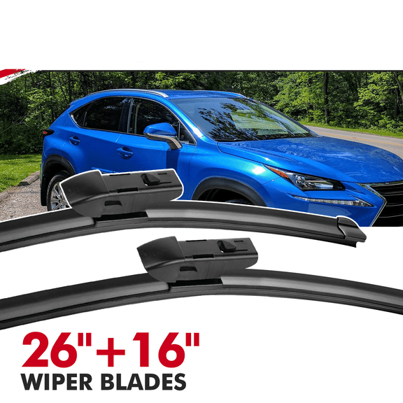 Windshield Wiper Blades 26"+16" Replacement for Subaru Crosstrek 2017-2021, Subaru Forester 2019-2021, Toyota C-HR 2018-2021