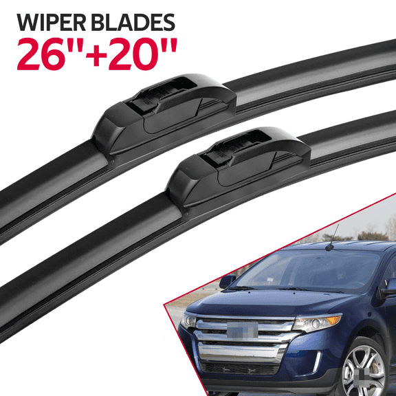 Windshield Wiper Blades 26"+20" Replacement for Ford Edge 2007-2014, Land Rover Discovery Sport 2017