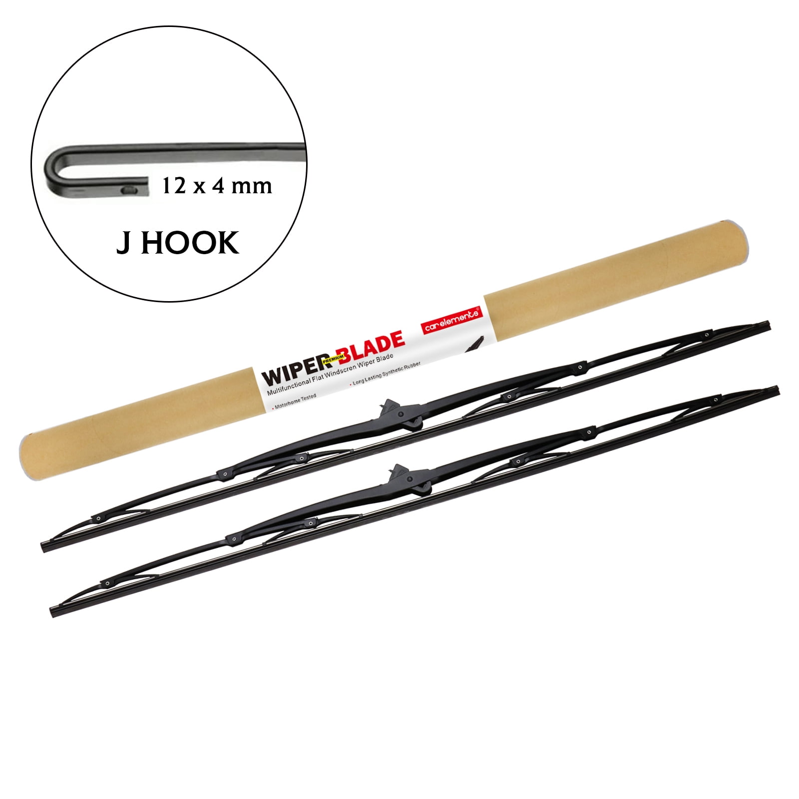 32" AllWeather RV Windshield Wiper Blades, Heavy Duty Rubber, Auto Set