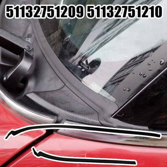 Windshield Wiper Cowl Seal for MINI R55 2007-2015 for MINI R56 R57 2006-2015 51132751209 51132751210 Auto Spare Parts