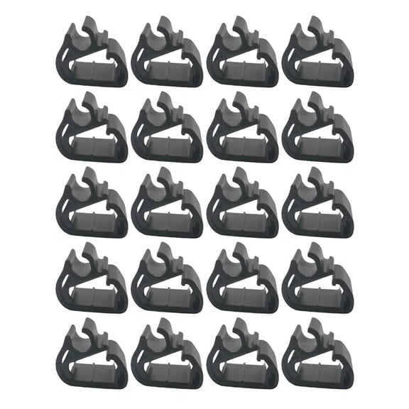 Windshield Wiper Hose Fastener Clips Clamps Fasteners Plastic Design Secure Hold Fit Most Cars Trucks 20 Pack