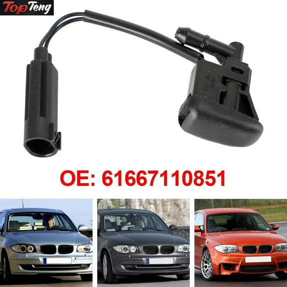 Windshield Wiper Nozzle Spray Heated fit BMW 1 Z4 X5 Series E81/E53 61667110851