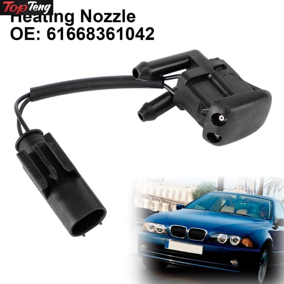 Windshield Wiper Nozzle Spray Jet Heated for BMW 5 Series E39 61668361042