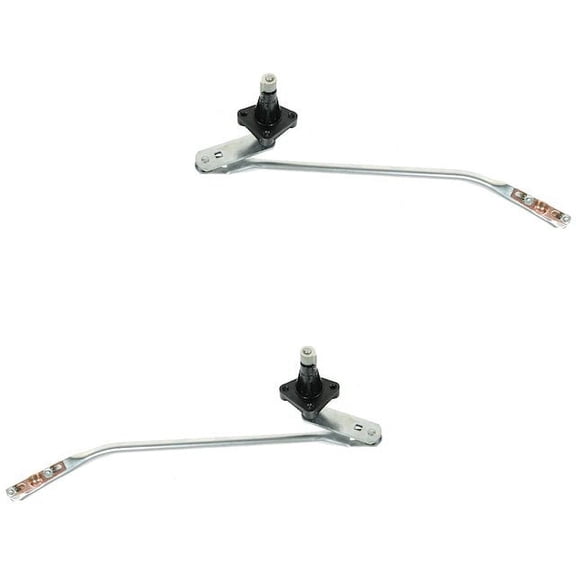 Windshield Wiper Transmission Frame Set 2 Piece Set - Compatible with 1988 - 2000 Chevy K3500 1989 1990 1991 1992 1993 1994 1995 1996 1997 1998 1999