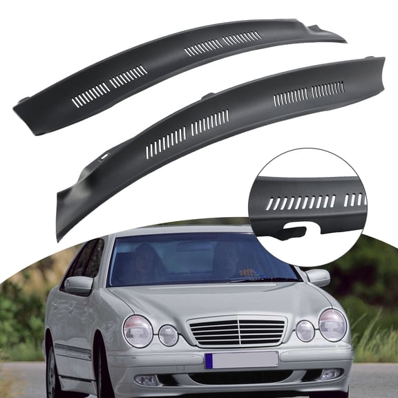Windshield Wiper Window Cowl Panel Grille RH & LH For Mercedes Benz W210 E-Class