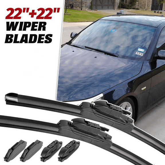 Windshield Wipers 22"+22" Replacement for Chevrolet Silverado 2014-2018,GMC Sierra 2014-2018 Premium All-Season Automotive Windshield Wiper Blades