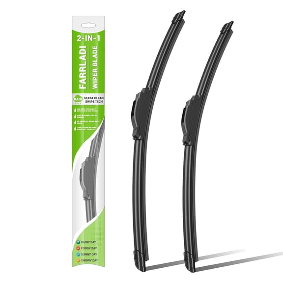 FARRLADI 28"+14" Windshield Wipers Replacement for Toyota Corolla 2020-2025,Prius C 2012-2019,Honda Fit 2009-2020,OEM Quality Premium All-Season Front Wiper Blades (2 Pack)