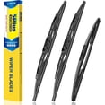 thumbnail image 1 of Windshield Wipers Replacement for Jeep wrangler JK 2008-2018,Jeep wrangler 2007-2017 Premium All-Weather Front & Rear Wiper Blades 15"+15"+13"-OEM Original Factory Quality(Set of 3), 1 of 9
