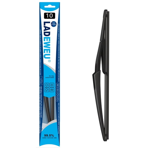 LADEWEU 10" Rear Wiper Blade Replacement For Jeep Renegade 2015-2024 Fiat 500X 2015-2023,BACK Windshield Wiper Blade