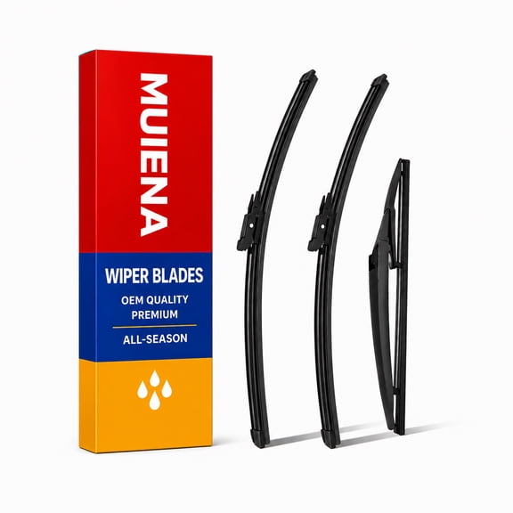 MUIENA Windshield Wipers Replacement for Ford Escape 2008-2012,OEM Quality Premium All-Season Front Rear Wiper Blades-20"+20"+12"(Pack of 3)