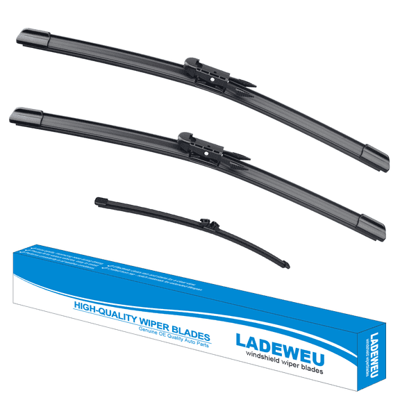 LADEWEU Windshield Wipers Replacement for Ford Escape 2020-2025 All Weather Winter Original Equipment Front Rear Wiper Blades Set 24"+20"+11"(Pack 3)