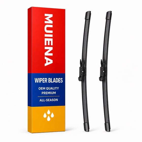MUIENA Windshield Wipers Replacement for Ford Mustang 2015-2025,Lincoln MKZ 2013-2020,OEM Quality Premium All-Season Wiper Blades-22"+20"(Set of 2)
