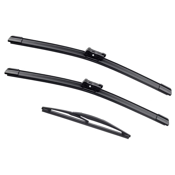 LADEWEU 3 Wipers 26"+17"+12" for Honda HR-V 2023-2025 All Weather Original Equipment Automotive Replacement Front Rear Windshield Wiper Blade (Pack of 3)