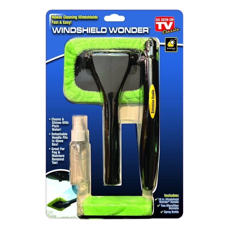 ＷONDER Windshield Wonder Classic, Microfiber Window Cleaning Device with