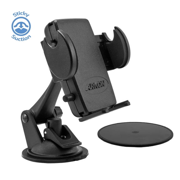Windshield or Dash Mega Grip Phone Car Holder Mount for iPhone, Galaxy, and Note
