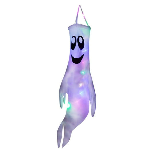 Windsocks With White String Lights 49.21 Inch Light Up Hanging Outdoor