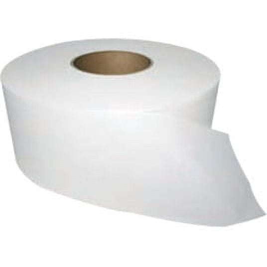 Windsoft Jumbo Roll Toilet Paper, Septic Safe, 2 Ply, White, 3.4" x 1000 ft, 12 Rolls/Carton