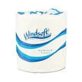 Windsoft Toilet Paper, Septic Safe, 1Ply, White, 4 x 3.75, 1000 Sheets