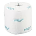 thumbnail image 1 of Windsoft Toilet Paper, Septic Safe, Individually Wrapped Rolls, 2-Ply, White, 400 Sheets/Roll, 24 Rolls/Carton, 1 of 5