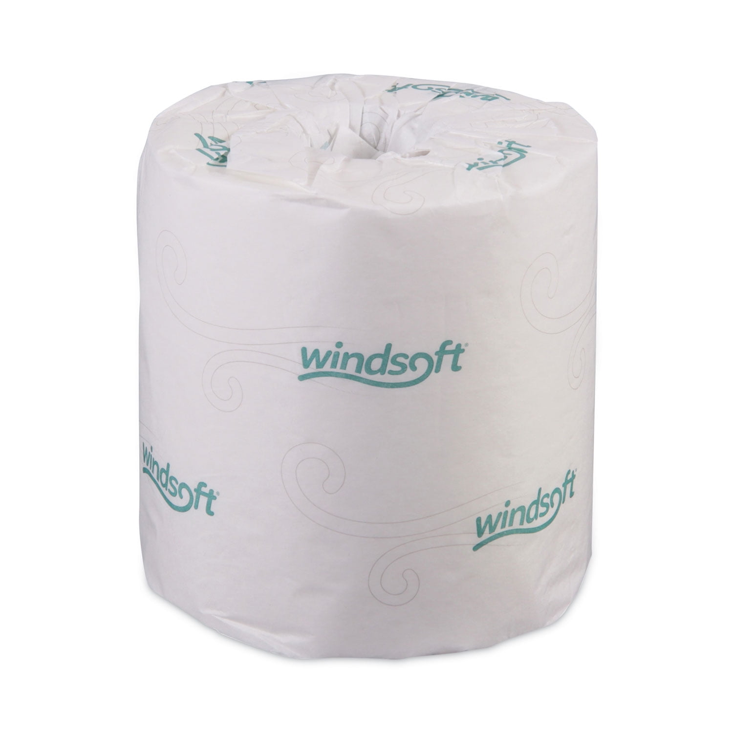 Windsoft Toilet Paper, Septic Safe, Individually Wrapped Rolls, 2Ply, White, 500 Sheets/Roll