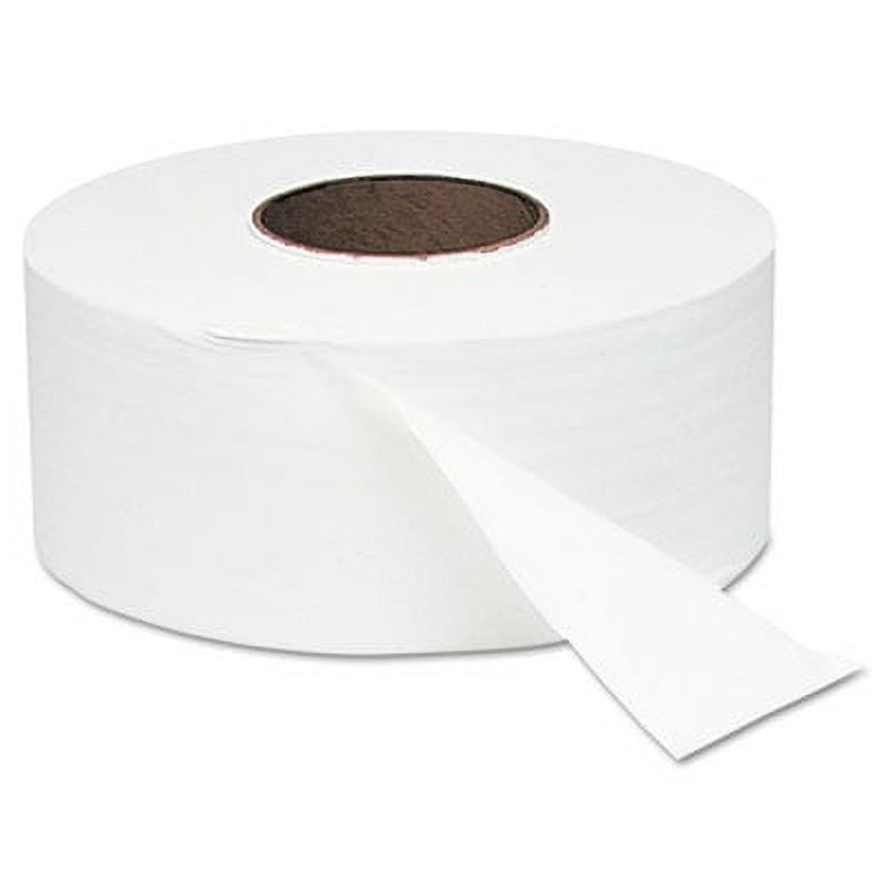 Windsoft WIN200 Jumbo Roll Bath Tissue, Septic Safe, 1 Ply, White, 3.4" x 2000 ft, 12 Rolls